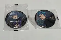 ツイステ アズール フロイド 缶バ 2点