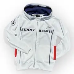 【未使用品】JENNY HEARTS パーカー 白 L ゴルフウェア