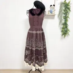 axes femme アクシーズ　ロングワンピース ベレー帽 セット クラロリ
