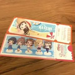 バンドリ　Dream Vacation 特典チケット風カード　戸山香澄 2枚