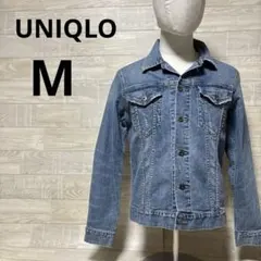 UNIQLOユニクロ デニムブルー Gジャン M 182575