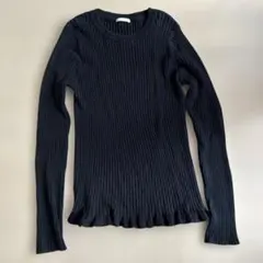 【お値下げ】GU セーター　黒　150 女の子