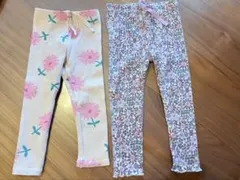 ZARAザラ　ベビー子供服　花柄レギンス　92cmのサムネイル