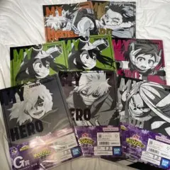 僕のヒーローアカデミア　1番くじ　クリアファイル8枚セット