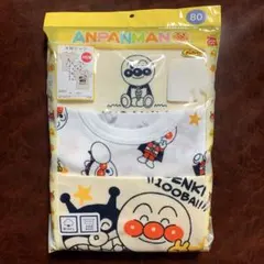 アンパンマン 半袖シャツ3枚組 80