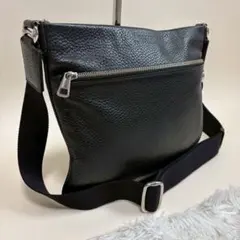 rmk 様BALLY バリー サコッシュ ショルダーバッグ 本革レザー シボ革