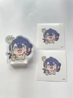 にじさんじ 長尾景 アクリルブロック ステッカー セット 8周年