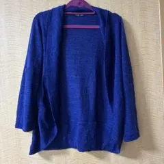 HONEYSUCKLE ROSE 長袖 カーディガン ブルー Lのサムネイル