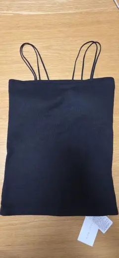 SELECT MOCA カップ付きキャミソール ブラック