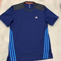アディダス　ネイビー Tシャツ Lサイズ