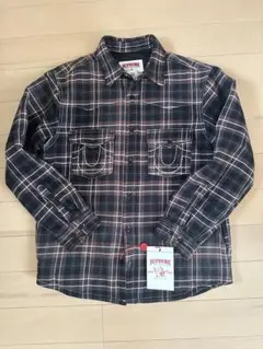 supreme ombre flannel shirt M 09awヴィンテージ - メルカリ