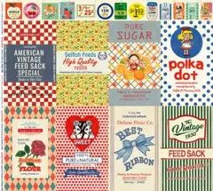 selfishMプロデュース　生地　フィードサック　パネル生地　1m