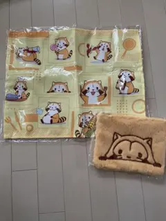 ラスカル もこもこポーチ 新品　ランチョンマットのセットのサムネイル