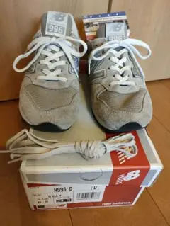 ニューバランス M996 USA製　 JPN 24.5cm　GRAYのサムネイル