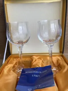 ボヘミアグラス　ワイングラス