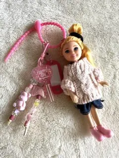 バービーチャーム　ドールチャーム　バッグチャーム　キーホルダー　じゃら付け