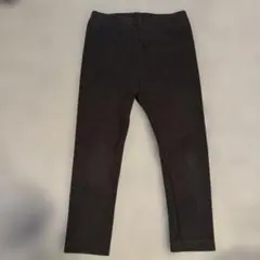 UNIQLO BABY リブレギンス ブラック 100cm