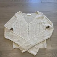 mymyt JENNY EYELET カーディガン　monmimi