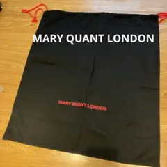 MARY QUANT 巾着バッグ 黒