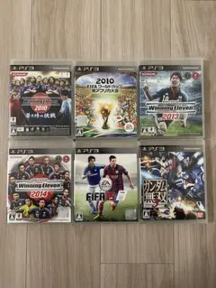 PS3 サッカーゲームセット 6本
