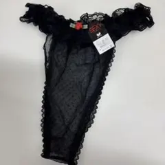 み*の様 ワコール、レース下着M 水玉ブラック、