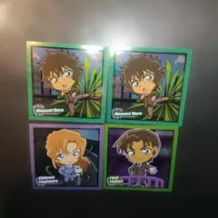 名探偵コナン　APT-X4869グミ　シール　萩原千速など４枚セット