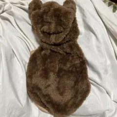 フード付き　クマ　茶色　フリース　犬服