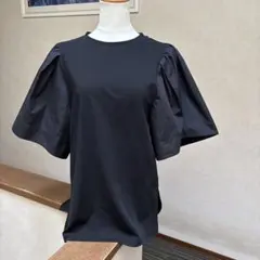 PLST ファブリックコンビフレアスリーブTシャツのサムネイル