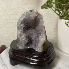 【極美品/特大3.8kg】メノウ ジオード 晶洞 原石 台座付き 東尋坊購入 極美品/特大3.8kg】メノウ ジオード 晶洞 原石 台座付き 東尋坊購入