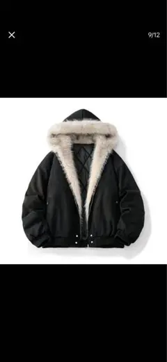 ファージャケット 黒