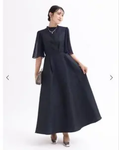 【新品】ヤマダヤRireFete フラワージャガードビスチェ風ドレス