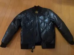 レザー ダウンジャケット