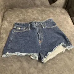 EDWIN ED08L カットオフデニムショートパンツ S