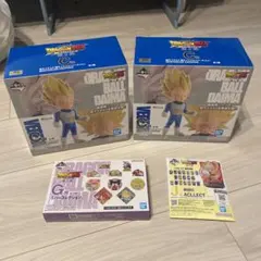 ドラゴンボール一番くじ　ベジータ　2体セット（おまけ付き）