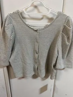 半袖2wayパフTシャツ オフホワイト F