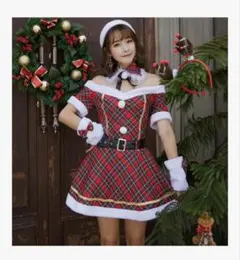 レディース サンタ コスプレ ワンピース