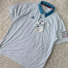 【未使用/XL】ルコックスポルティフ 半袖 ポロシャツ ゴルフ ワッペンロゴのサムネイル
