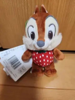Disney チップ ぬいぐるみ マスコット いちごのサムネイル