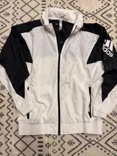 アディダス BIG ロゴウーブン ウィンドブレーカージャケット Lサイズ
