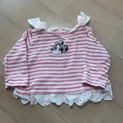petit main ミニー ボーダー トップス 80cm