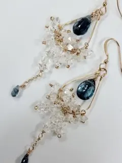 agete インディゴ染めパール　アメリカンピアス agete インディゴ染めパール アメリカンピアス - メルカリ