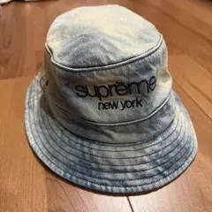 正規品　Supreme バケットハット　ハット　帽子 アメリカ製　水色 正規品 Supreme バケットハット ハット 帽子 アメリカ製 水色