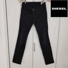 ディーゼル ダメージ デニム ジーンズ　ブラック イタリア製 DIESEL