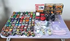 ミニカーまとめ売り　58個+セット　プルバック　FJクルーザー　スープラ　トミカのサムネイル