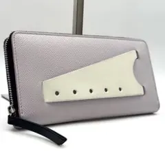 希少 極美品✨メゾンマルジェラ 4ステッチ スナッチ ラウンドファスナー レザーのサムネイル