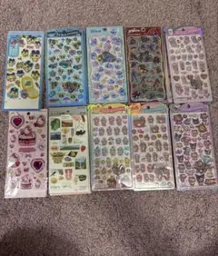キャラクターシール まとめ売り 10枚セット　うるちゅる　プチドロップ他