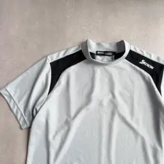 SRIXON スリクソン ゴルフウェア　ハイネック半袖トップス　速乾　グレー　M