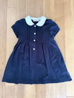 お受験　SACCO ワンピース 100 ネイビー　日本製　冠婚葬祭のサムネイル