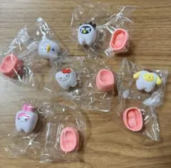 5☆ サンリオキャラクターズ　みんなでなっちゃお！ 歯 5種セット