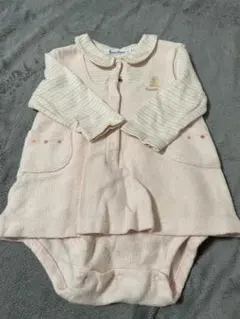 ファミリア ロンパース付きトップス